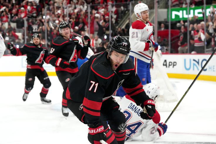 Carolina Hurricanes - Montreal Canadiens, 5. tekma | Foto: Reuters