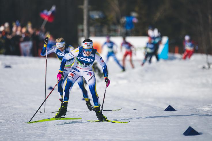Med velike favoritinje zagotovo sodita Švedinji Ebba Andersson in Frida Karlsson. | Foto: Grega Valančič/Sportida