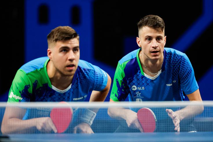 Darko Jorgić in Deni Kožul bosta v dvojicah začela tekmovanja proti tekmecema iz Nemčije. | Foto: Luka Kotnik