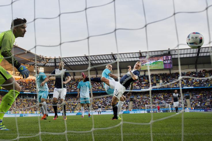 Vid Belec je v Malmöju ohranil mrežo nedotaknjeno. V sredo se mu bo pridružil Jan Oblak. | Foto: Guliverimage/Getty Images
