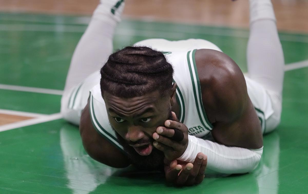 Jaylen Brown | Jaylen Brown bo zaradi zloma obrazne kosti moral izpustiti naslednje štiri tekme in tekmo All Star. | Foto Guliverimage