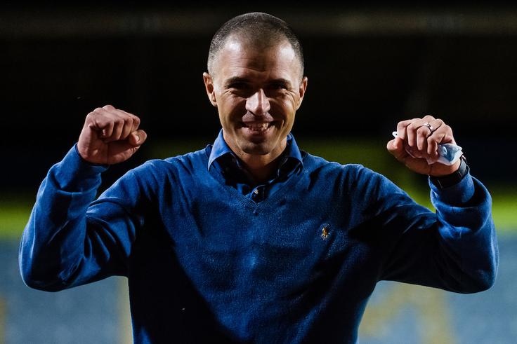 Domžale Bravo Dejan Grabić bo prvič z Bravom uradni gostitelj na največjem slovenskem stadionu Stožice. | Foto: Grega Valančič/Sportida