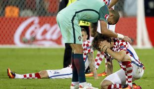 Ronaldo in Pepe tolažila hrvaškega prijatelja