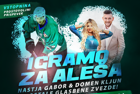 V Tivoliju za Aleša Kranjca, ki se bori z ALS: Dan, ko bo naš Aleš še zadnjič stal na in ob ledu