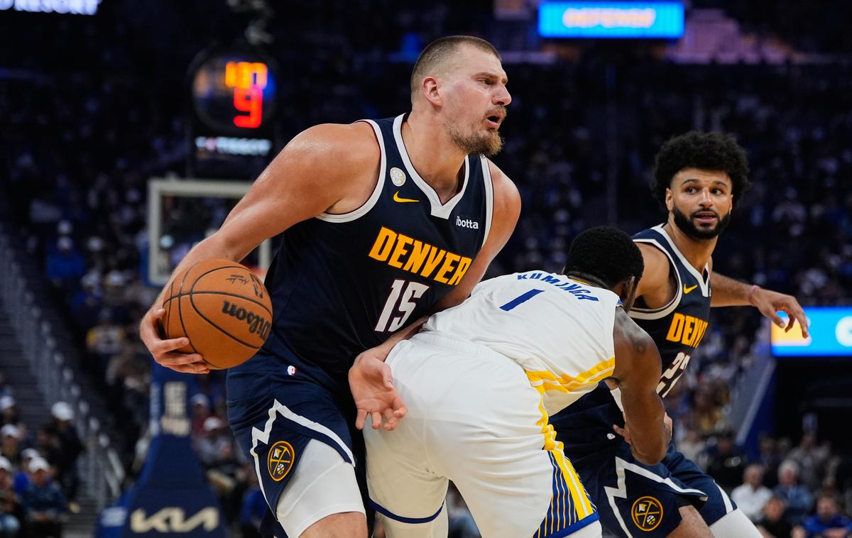Nikola Jokić | Nikola Jokić je na prvi tekmi blestel, tokrat pa bo z Denverjem lovil prvo zmago. | Foto Guliverimage