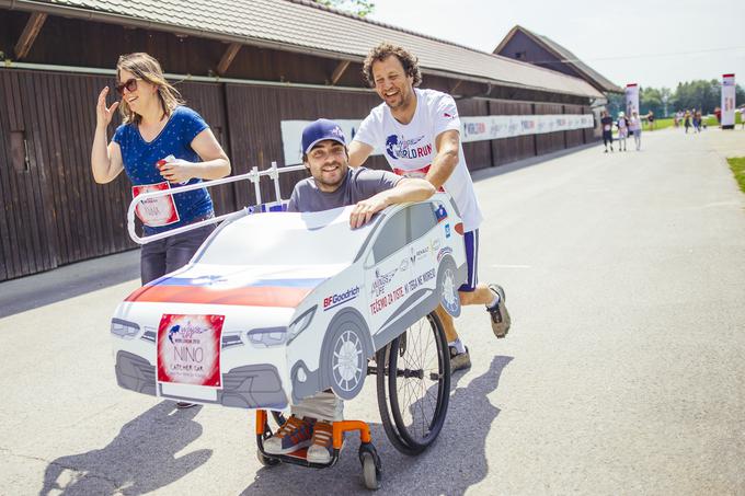 Paraplegik Nino Batagelj je eden od slovenskih ambasadorjev teka Wings For Life World Run. | Foto: Siniša Kanižaj Za Wings For Life World Run