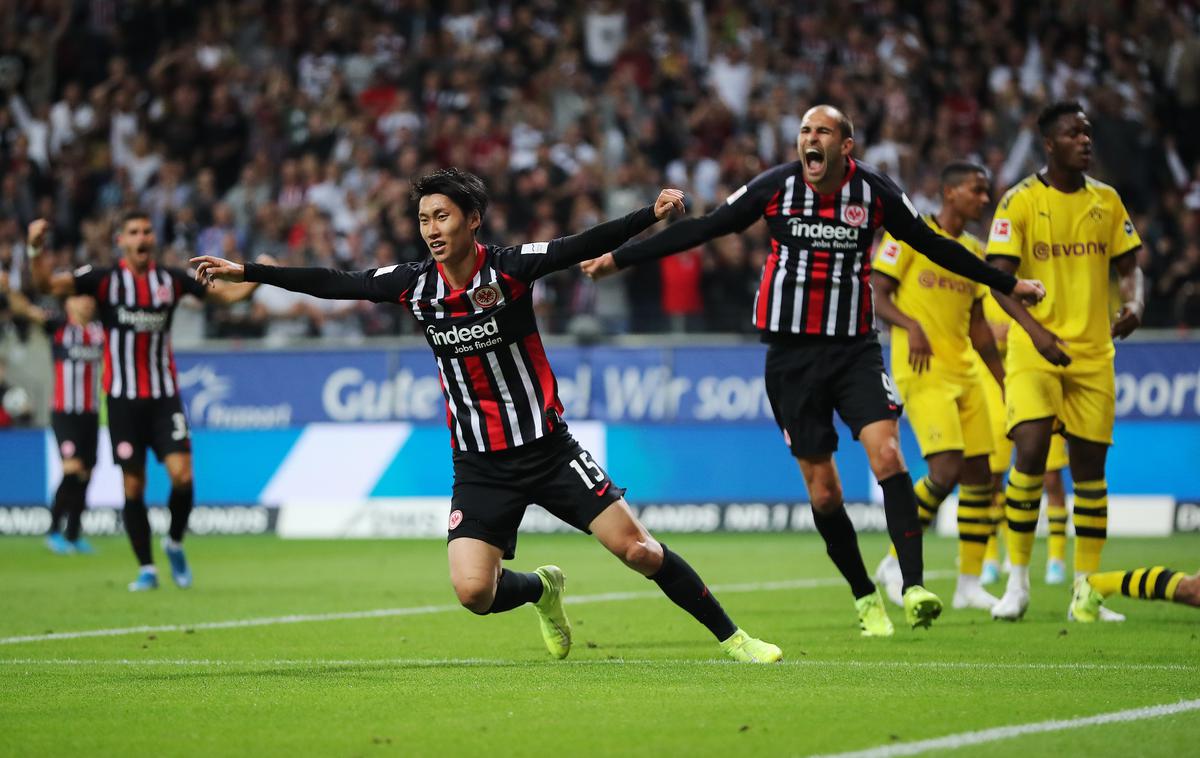 Eintracht Frankfurt | Eintracht Frankfurt je Borussii Dortmund ukradel pomembni točki. | Foto Getty Images