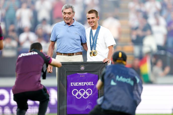 Eddy Merckx Remco Evenepoel | Legendarni Belgijec Eddy Merckx je zaradi težav s kolki spet v bolnici. | Foto Guliverimage