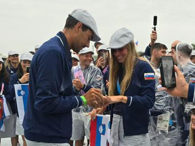 Pariz, mesto ljubezni, je bil priča petim zarokam olimpijskih športnikov