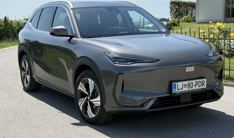 Kaj zmore Geely EX5? V njem bo mogoče zaspati in se očitno tudi dobro peljati. #foto