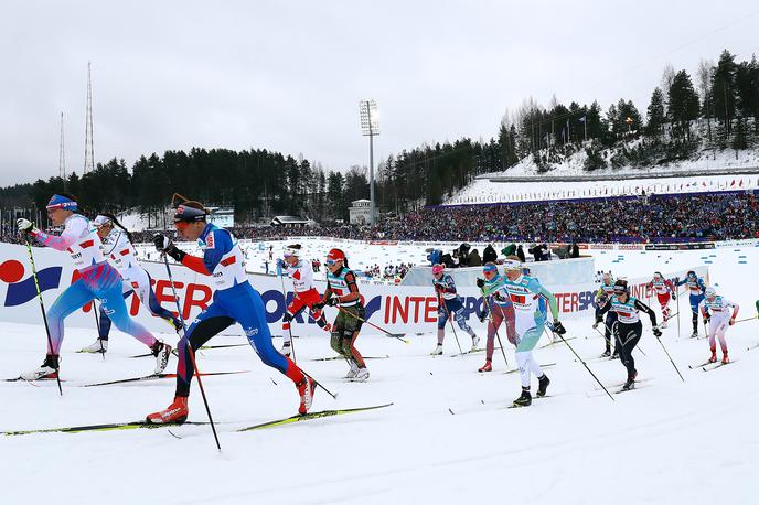Ženska štafeta smučarski tek Lahti 2017 | Norvežanke so si pokorile konkurenco. | Foto Reuters