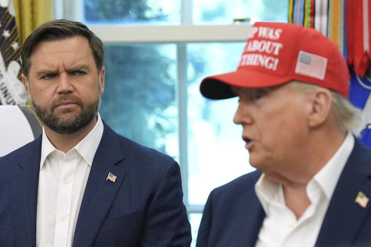 JD Vance in Donald Trump | Foto: Gulliverimage