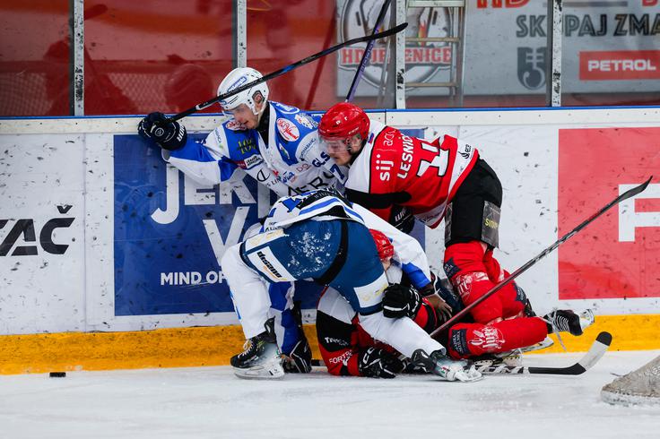 SIJ Acroni Jesenice-Cortina Fakro, AHL, Jesenice | Foto: Aleš Fevžer