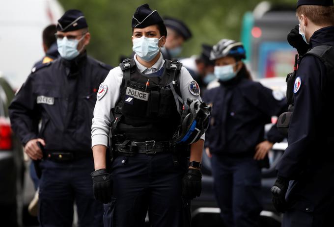 Francija francoska policija koronavirus | Foto: Reuters