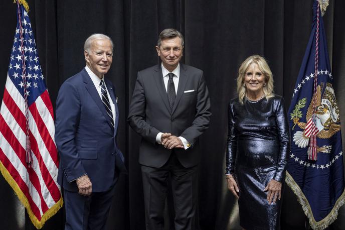 Pahor Biden | Slovenski predsednik Pahor se je srečal s predsednikom ZDA Josephom Bidnom in njegovo ženo. | Foto Official White House Photo