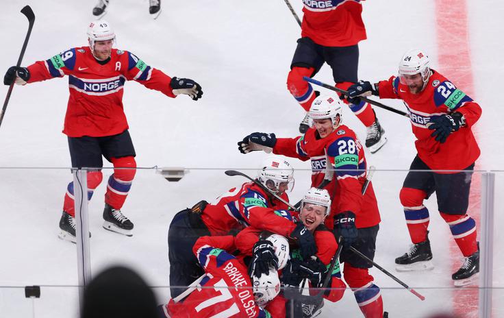 norveška hokejska reprezentanca | Foto: Reuters