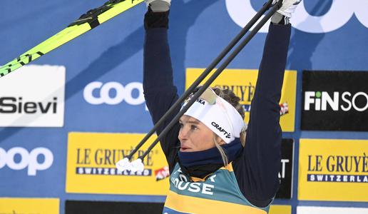 Karlsson najboljša na preizkušnji smučarskih tekačic, Mandeljc 48.