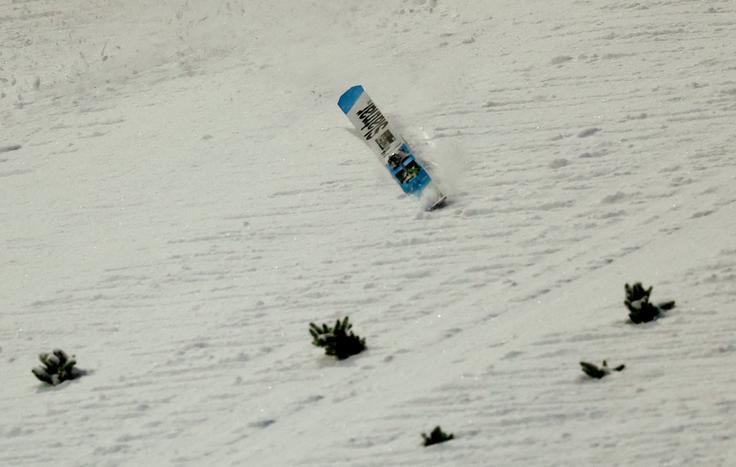 Domen Prevc, pobegla smučka, Oberstdorf | Foto: Reuters