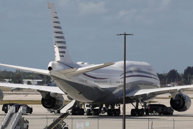 Boeing 747-8, darilo Katarja Trumpu | Foto: Reuters
