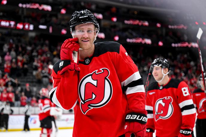 Dougie Hamilton New Jersey Devils | New Jersey je dosegel šesto zaporedno zmago. | Foto Reuters