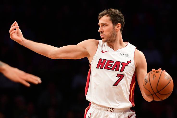 Goran Dragić se je pred kratkim vpisal med košarkarje, ki so v ligi NBA presegli mejo deset tisoč točk. | Foto: Guliverimage/Getty Images