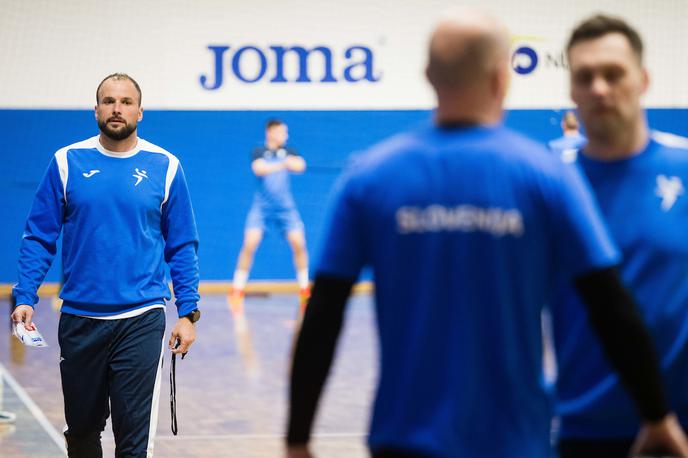 slovenska rokometna reprezentanca, trening, Uroš Zorman | Uroš Zorman je danes predstavil seznam slovenske izbrane vrste za tekmi s Srbijo. | Foto Grega Valančič/Sportida