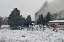 Eksplozija plina v stolpnici v kraju Prešov na Slovaškem