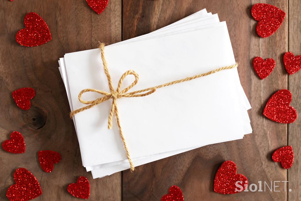 Ljubezen, pismo, valentinovo