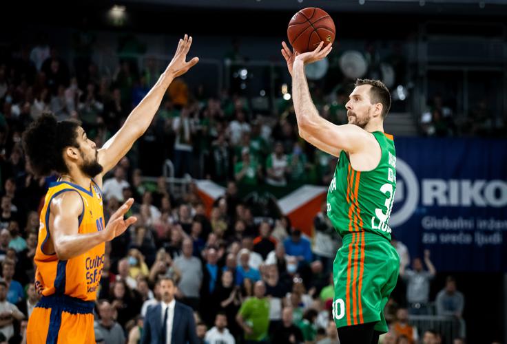 Cedevita Olimpija Valencia Zoran Dragić | Foto: Vid Ponikvar/Sportida