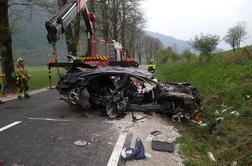 V prometni nesreči na Goriškem trije mrtvi #foto