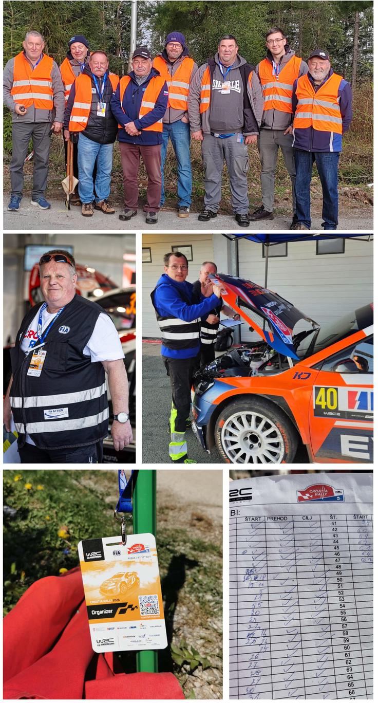 Nekaj utrinkov slovenskih športnih funkcionarjev in sodnikov na reliju za svetovno prvenstvo na Hrvaškem. Vseh skupaj jih je bilo več kot 150. | Foto: Osebni arhiv