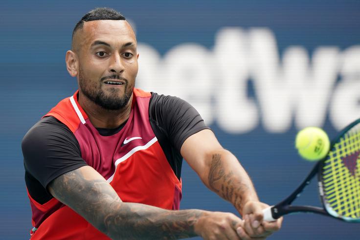 Nick Kyrgios je presenetljivo ekspresno opravil s petim nosilcem Andrejem Rubljovim. | Foto: Guliverimage/Vladimir Fedorenko