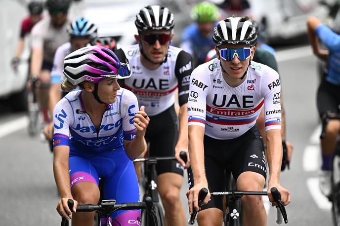 Tadej Pogačar Urška Žigart prost dan Tour de France | Urška Žigart je bila na prvi etapi Gira 24. | Foto Reuters