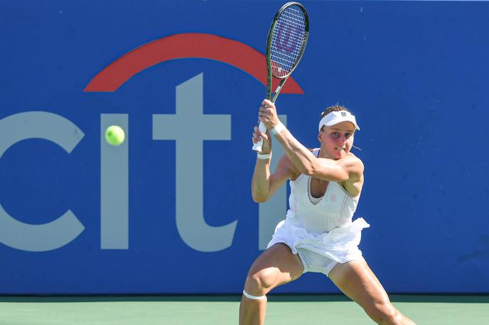 Ljudmila Samsonova | Rusinja Ljudmila Samsonova bo v finalu teniškega turnirja WTA 500 v Tokiu igrala proti Kitajki Zheng Qinwen. | Foto Guliverimage