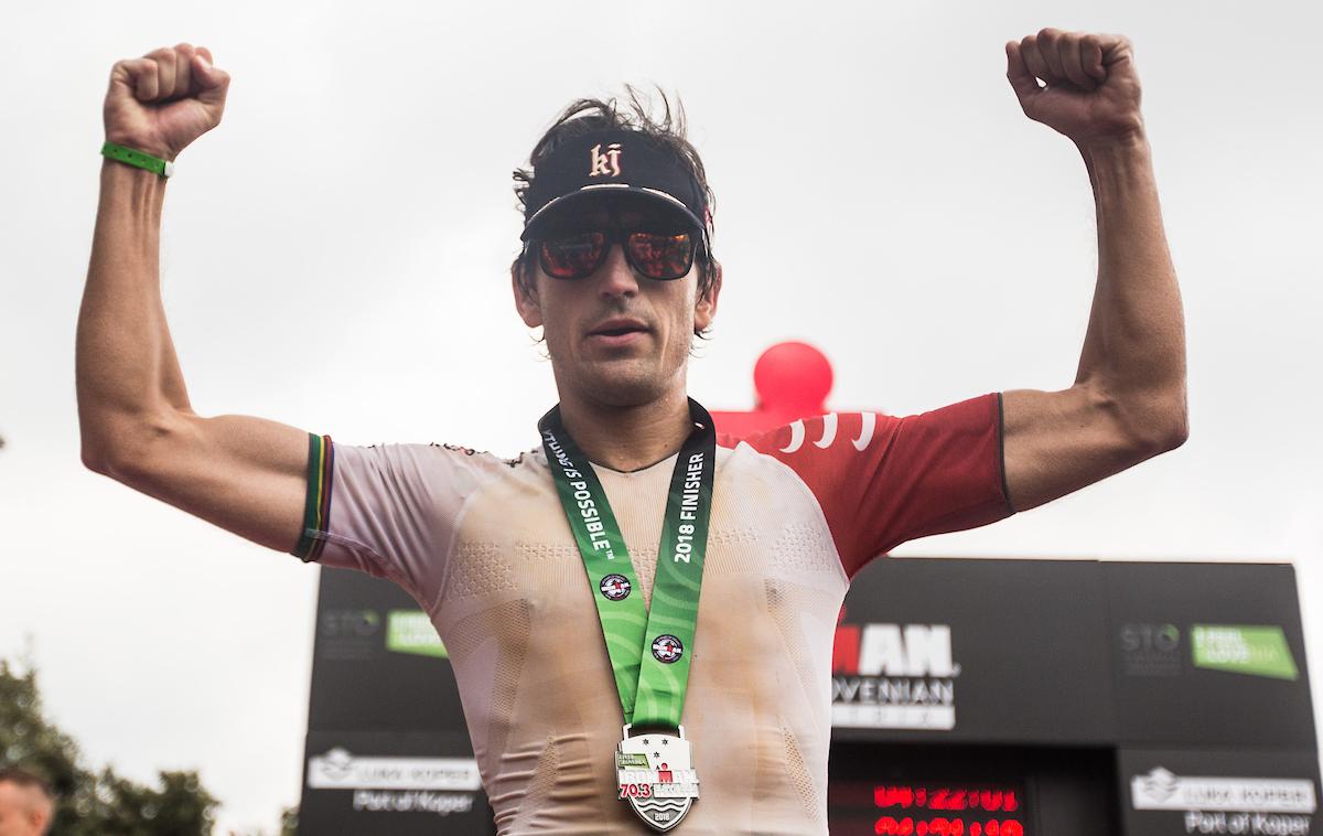 Ironman 70.3 | Janez Klančnik je bil s 3. mestom v skupni razvrstitvi najboljši Slovenec na premierni izvedbi polovičnega ironmana v Sloveniji.  | Foto Grega Valančič/Sportida