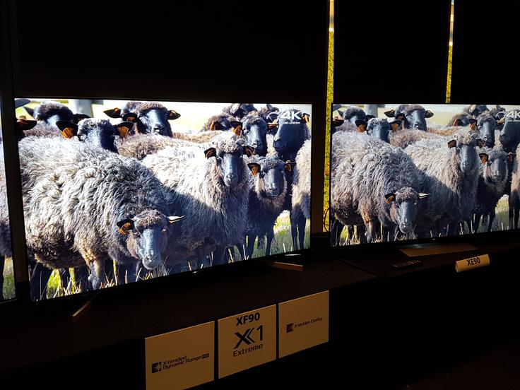 V primerjavi z lanskim modelom Sonyjevega LED- televizorja XE90 (desno) prinaša njegov naslednik XF90 (levo) še več svetilnosti in boljši kontrast. | Foto: Srdjan Cvjetović