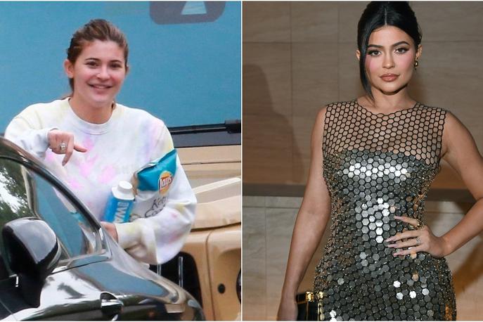 Kylie Jenner | Kylie, kot je nismo vajeni: brez močnega mejkapa, popolne oprave in brezhibne pričeske. | Foto Twitter