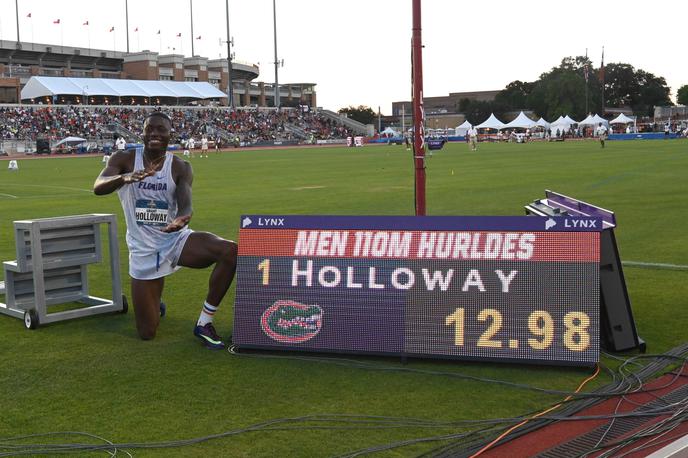 Grant Holloway | Grant Holloway je dosegel čas 12,98. | Foto Reuters
