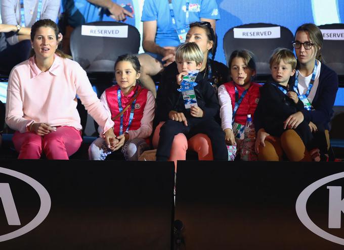 Roger Federer ima z ženo Mirko štiri otroke. | Foto: Gulliver/Getty Images