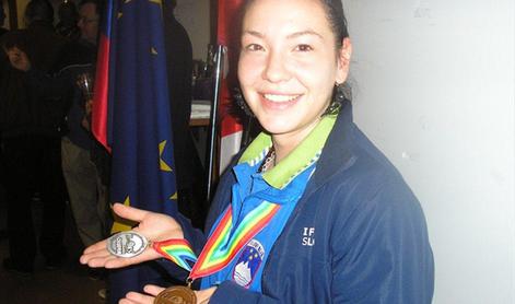 Srebrna in bronasta medalja Lucije Mlinarič sta doma, na varnem