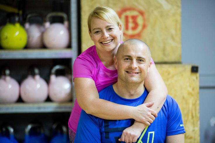 intersport držim obljubo fitnes  urša dvoršak jure kozjan | Foto: Vid Ponikvar