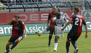 Cagliariju kazen zaradi rasističnega navijaškega izpada
