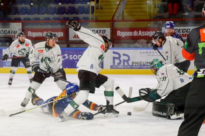 Asiago : HK Olimpija | Foto: Serena Fantini / Asiago Hockey