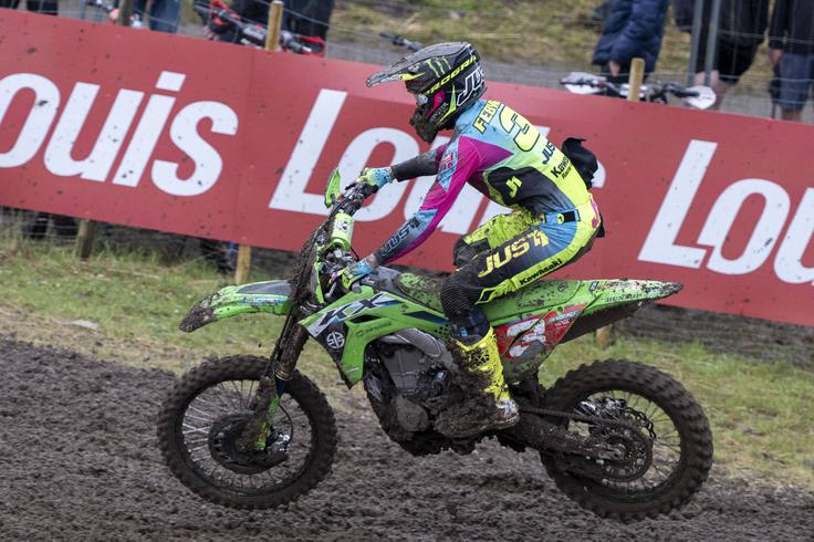 Francoz Romain Febvre, vodilni v seštevku sezone, je bil danes tretji. | Foto: Guliverimage