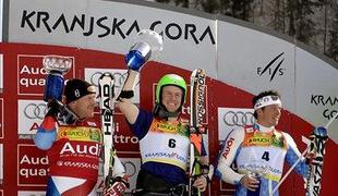 Ligety znova veleslalomski junak Vitranca