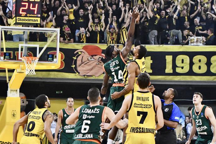 Aris : Cedevita Olimpija | Cedevita Olimpija je na gostovanju v Solunu namučila gostitelje, a na koncu kljub vsemu ostala brez prve zmage v sezoni. | Foto Tine Ružič/Cedevita Olimpija