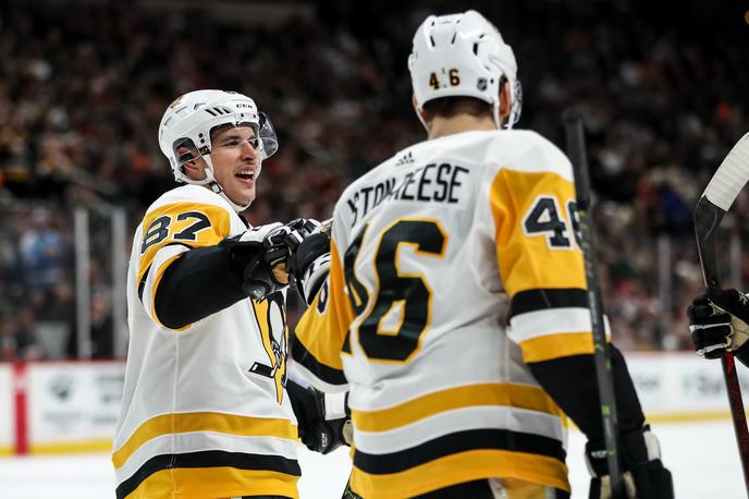 Pittsburgh Penguins | Sidney Crosby in soigralci so dosegli osmo zaporedno zmago. | Foto Reuters
