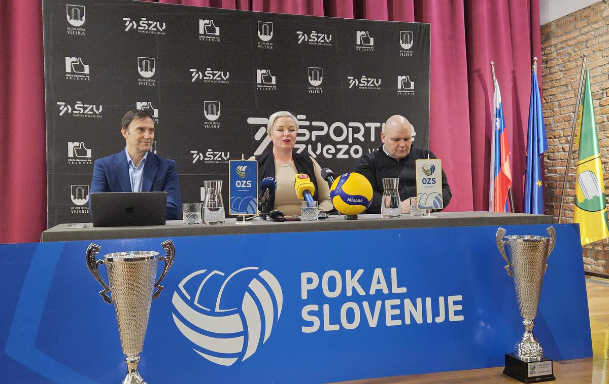 odbojkarski pokal Slovenije | Velenjska Rdeča dvorana bo v nedeljo še drugič v zadnjih treh letih gostila odločilne boje za prvi odbojkarski lovoriki v aktualni sezoni - pokal Slovenije.  | Foto Gregor Mlakar/STA