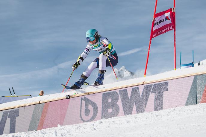 Meta Hrovat | Meta Hrovat je v St. Moritzu odlično nastopila v paralelnem slalomu in osvojila končno četrto mesto. | Foto Sportida