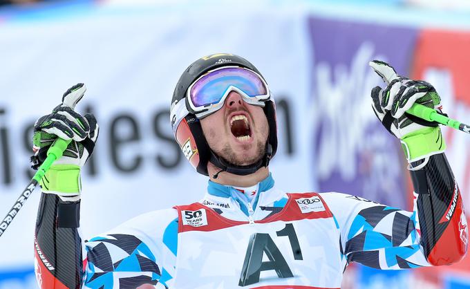 Marcel Hirscher niza zmage in globuse. | Foto: 